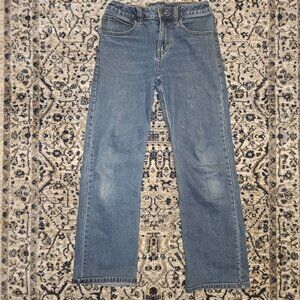 Carhartt Cotton Denim Adjustable Waist Jeans Medium Wash Boys 12 Utility Casual
